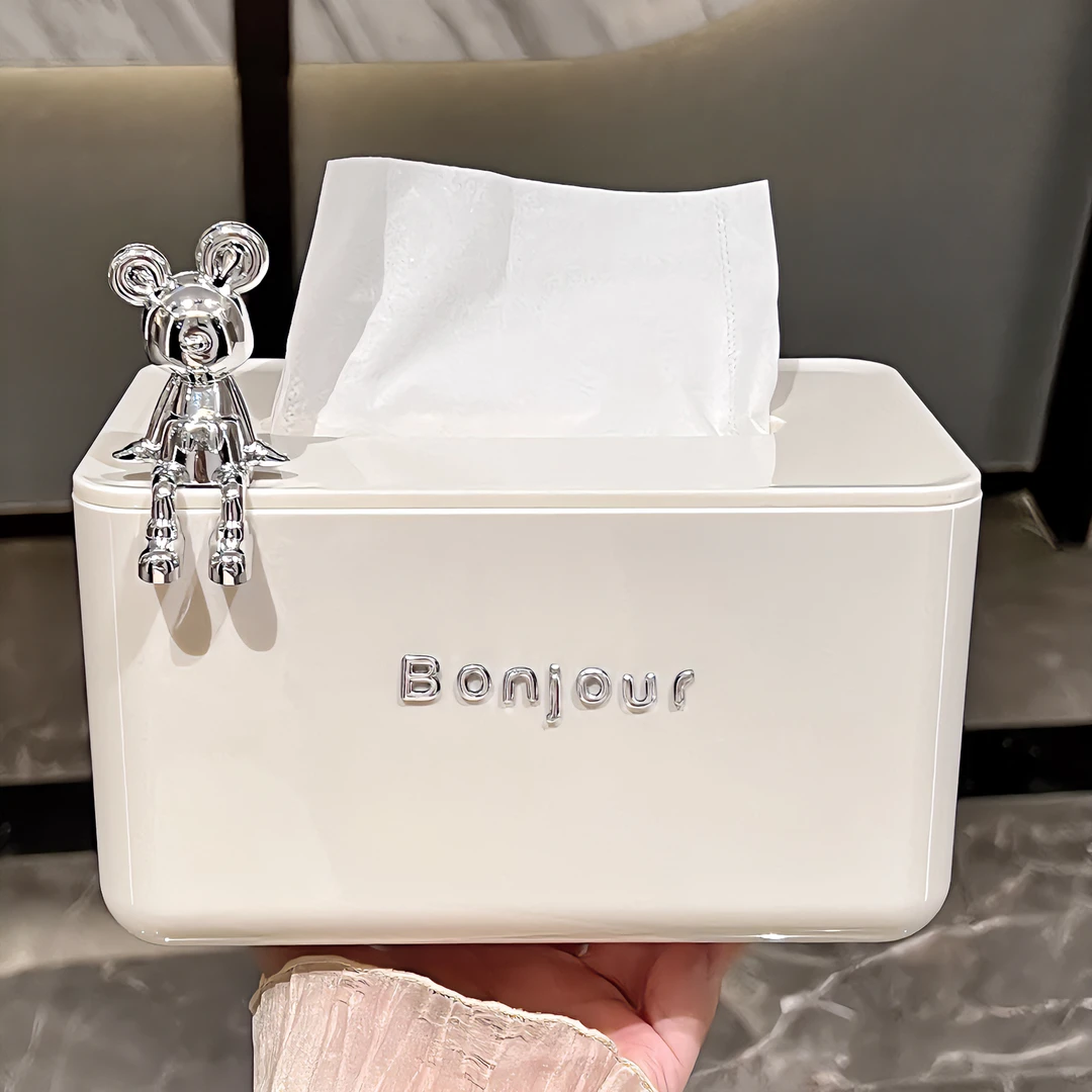 BSD纸巾盒客厅高档轻奢创意抽纸盒餐巾纸盒纸抽盒茶几收纳盒家用