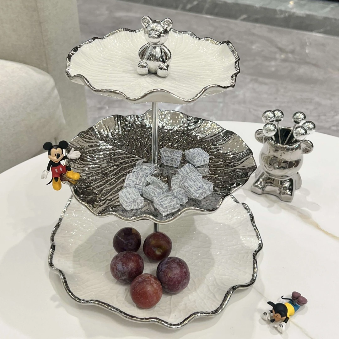 BSD轻奢高级感大气高档家用客厅水果盘果盘水果盘家用客厅