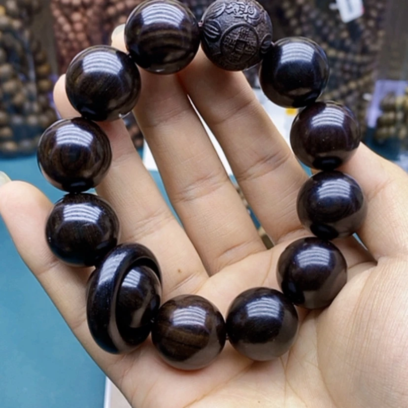 【闪购商品】沉香手串越南芽庄关节黑棋