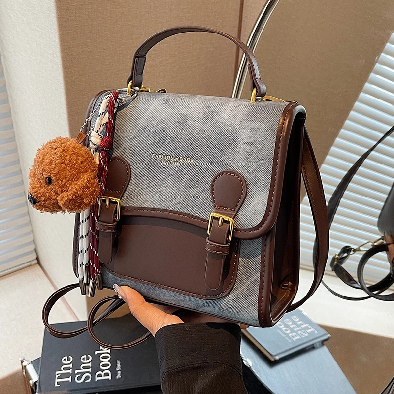 佐猫2025秋冬新款女款包包大学生女包18-20岁一包三背的包包女包