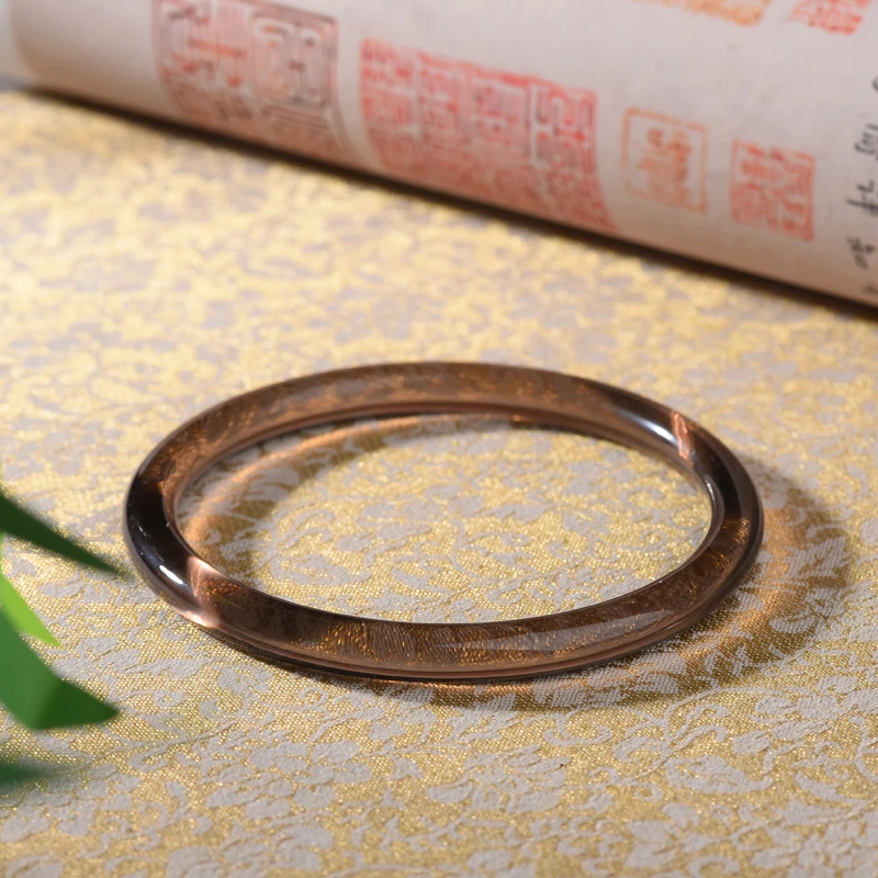 天然冰曜石手镯一个【JJ498】