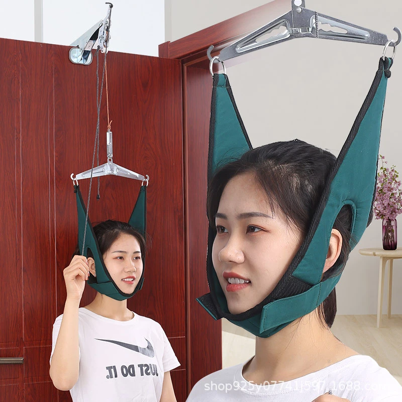防护牵引带吊脖子拉伸吊带家用颈部矫正神器颈椎拉伸改善脖子疼