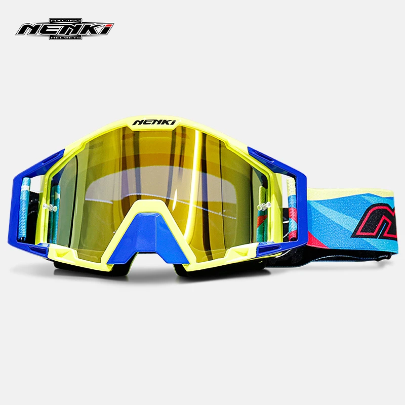 nenki百分百摩托车风镜越野摩托车拉力头盔护目镜防雾防风沙眼镜