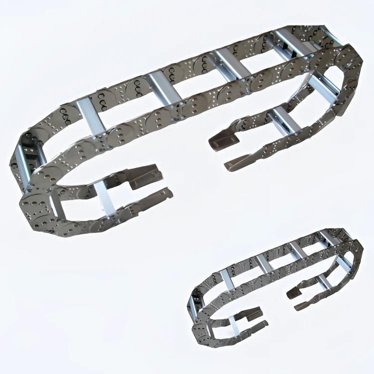 TL115桥式龙门焊机数控机床起重运输设备线缆油管水管钢制拖链