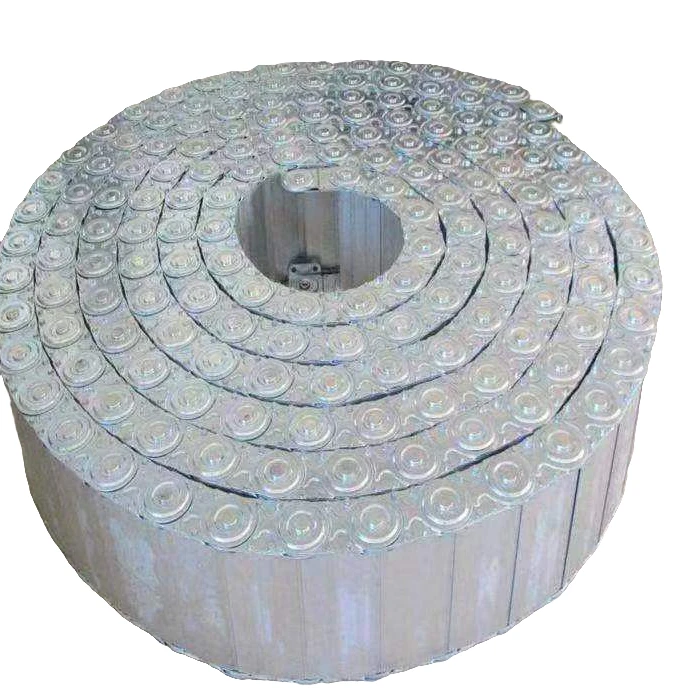 TL180全封闭系列数控机床龙门焊机保护线缆油管运行钢制拖链