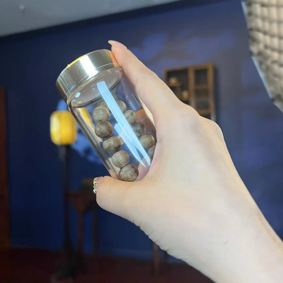 木鉴阁沉香PSQ0015圆珠手串一串（信任无价多样性发其一）