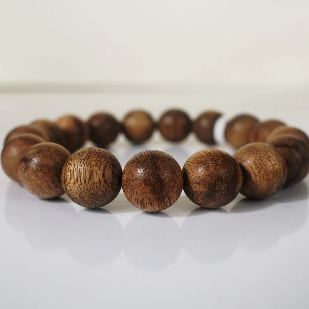 青帝菩萨棋天然野沉香手串（1.2*1.2）