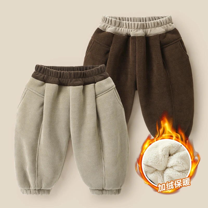 【现货】加绒长裤子冬装秋冬保暖棉裤Y8139