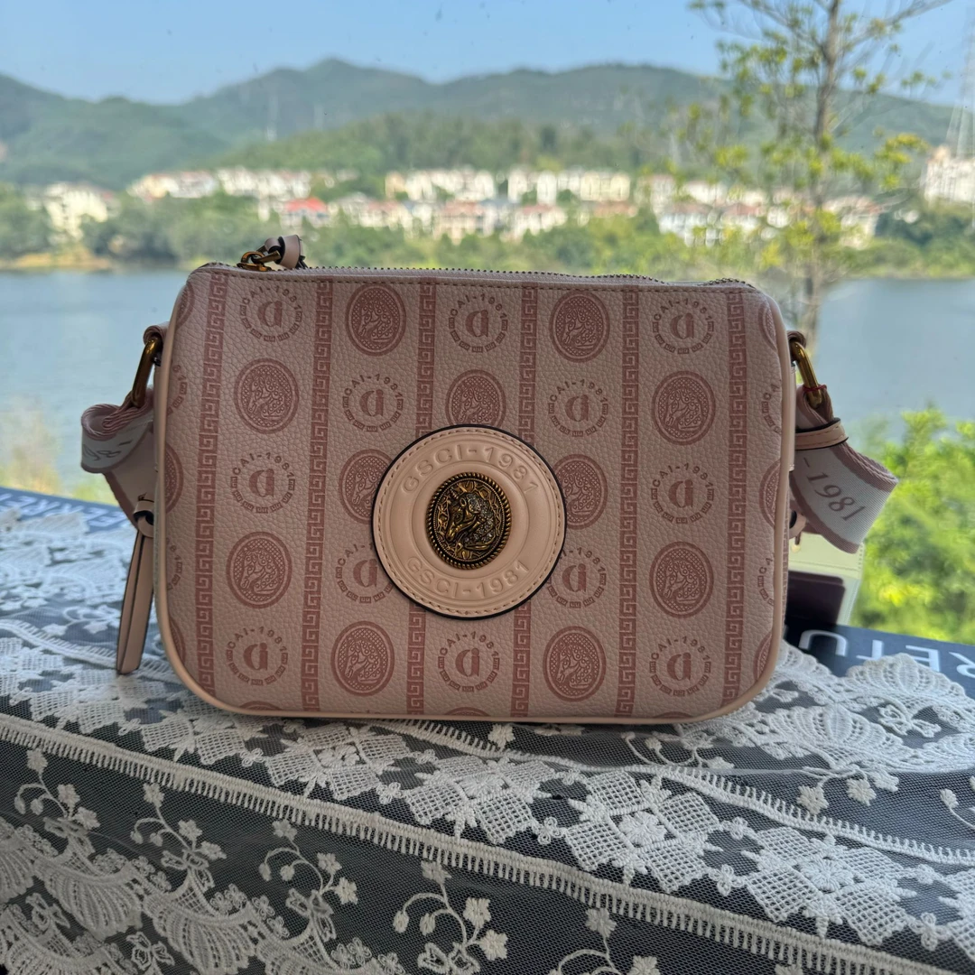 新款印花时尚枕头包小众设计手提包单肩斜挎包