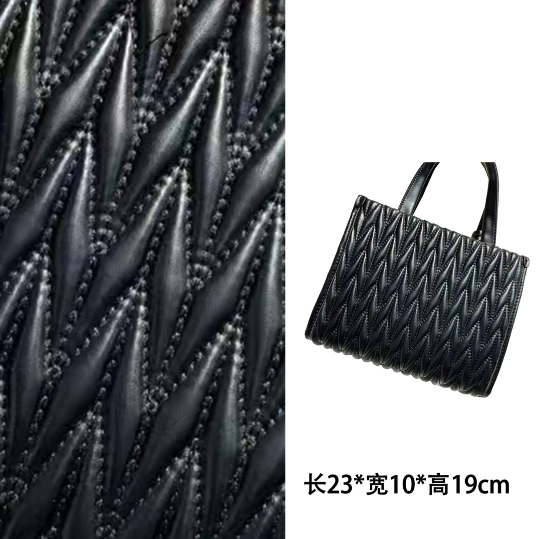 褶皱大容量托特包高级感女士时尚百搭手提包新款单肩斜挎包小众