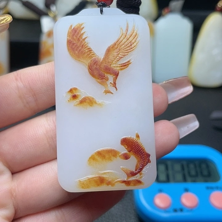 和田玉挂件未镶嵌洋**洒T