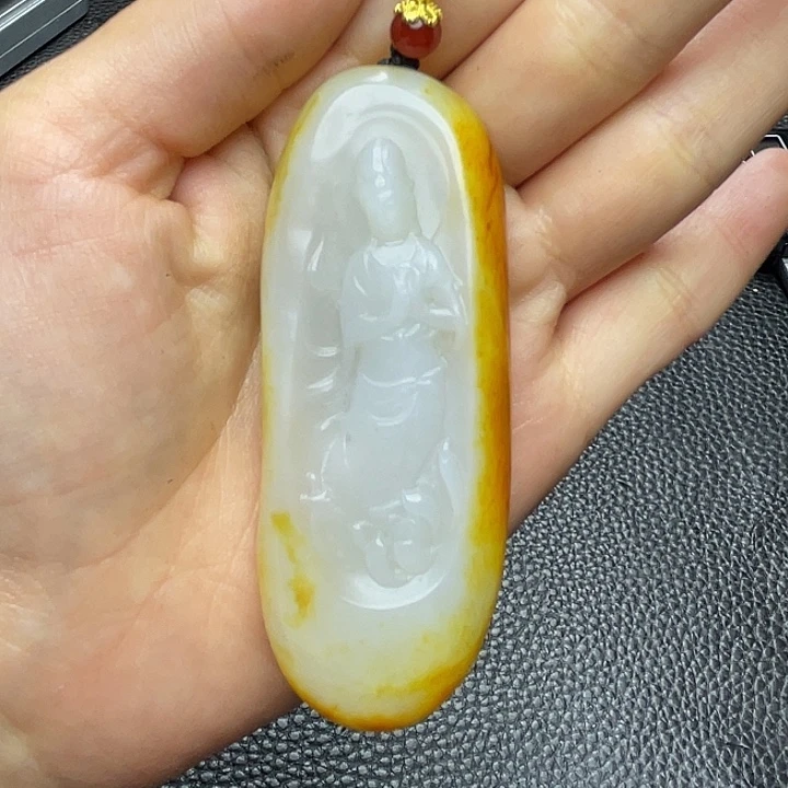 和田玉挂件未镶嵌T