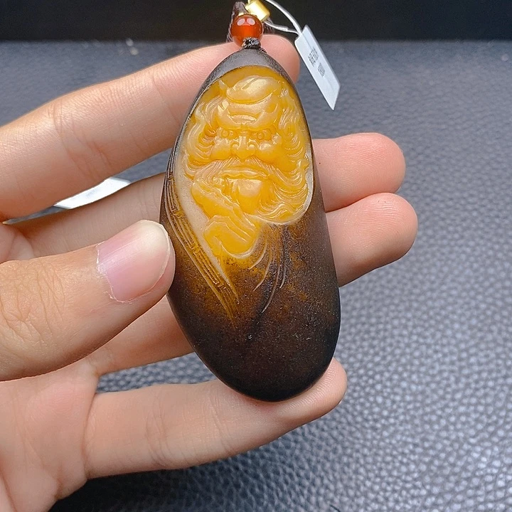 和田玉挂件未镶嵌老****LJ