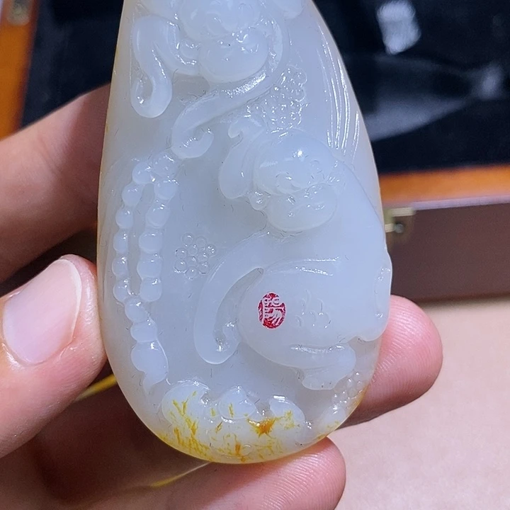 和田玉挂件未镶嵌A7