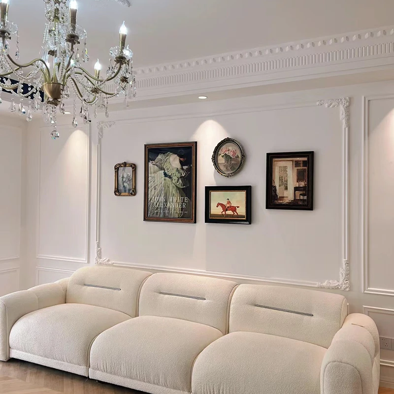 高级感装饰画复古组合照片墙挂画法式客厅沙发背景墙壁画创意画