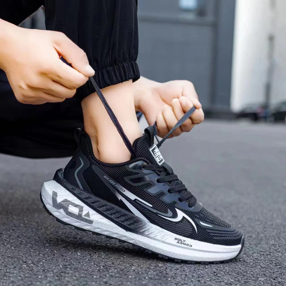 男鞋秋季新款网面百搭舒适运动鞋轻便耐磨休闲鞋3036