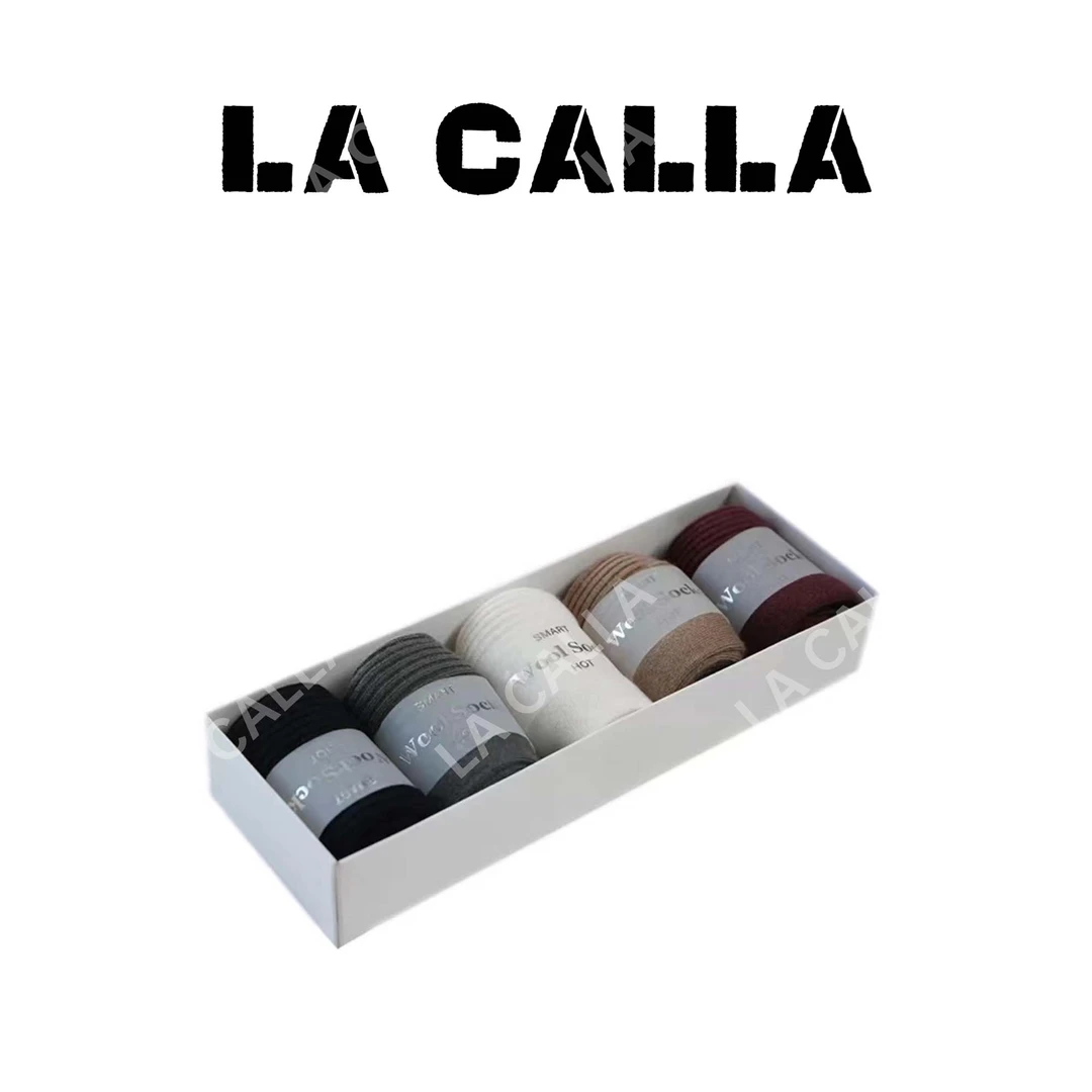 沈球球【袜子】无骨缝头平整保暖抗起球绵羊毛袜子