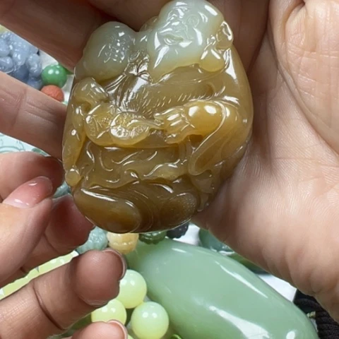 和田玉颈饰未镶嵌