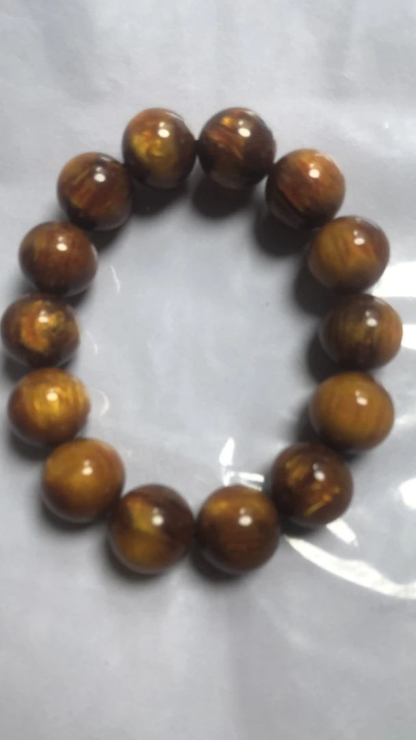 精品金丝海柳手串，卡17