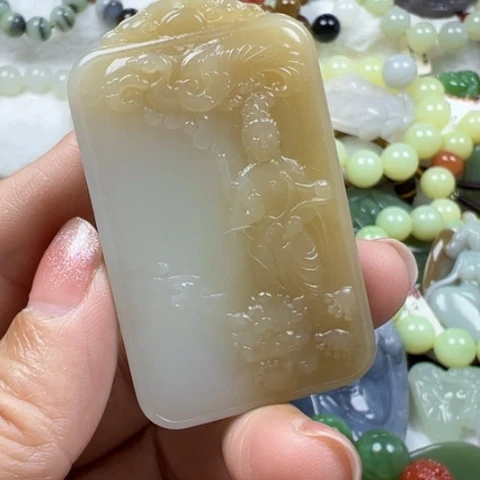 和田玉颈饰未镶嵌