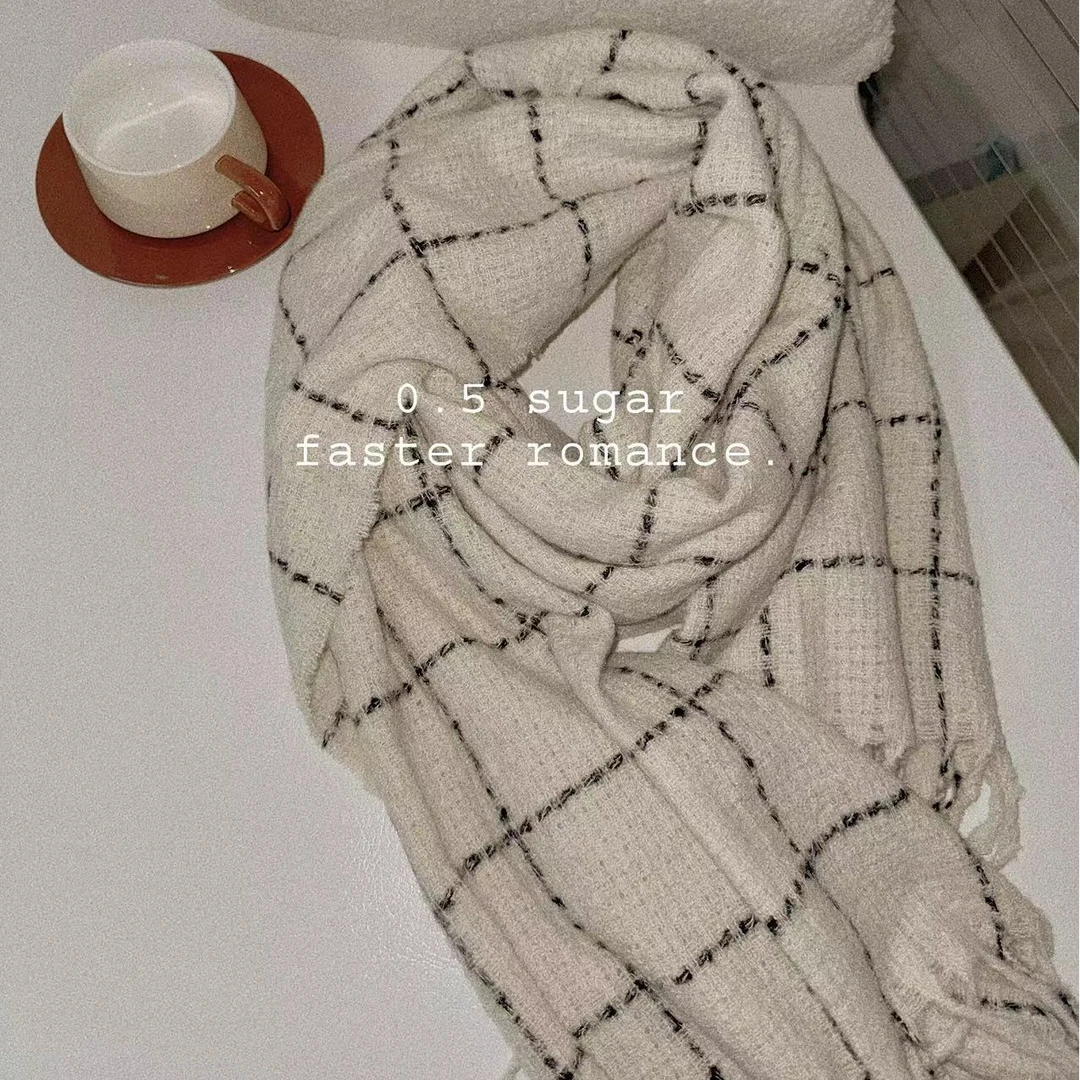 【穿搭博主同款】松软百搭气质围巾