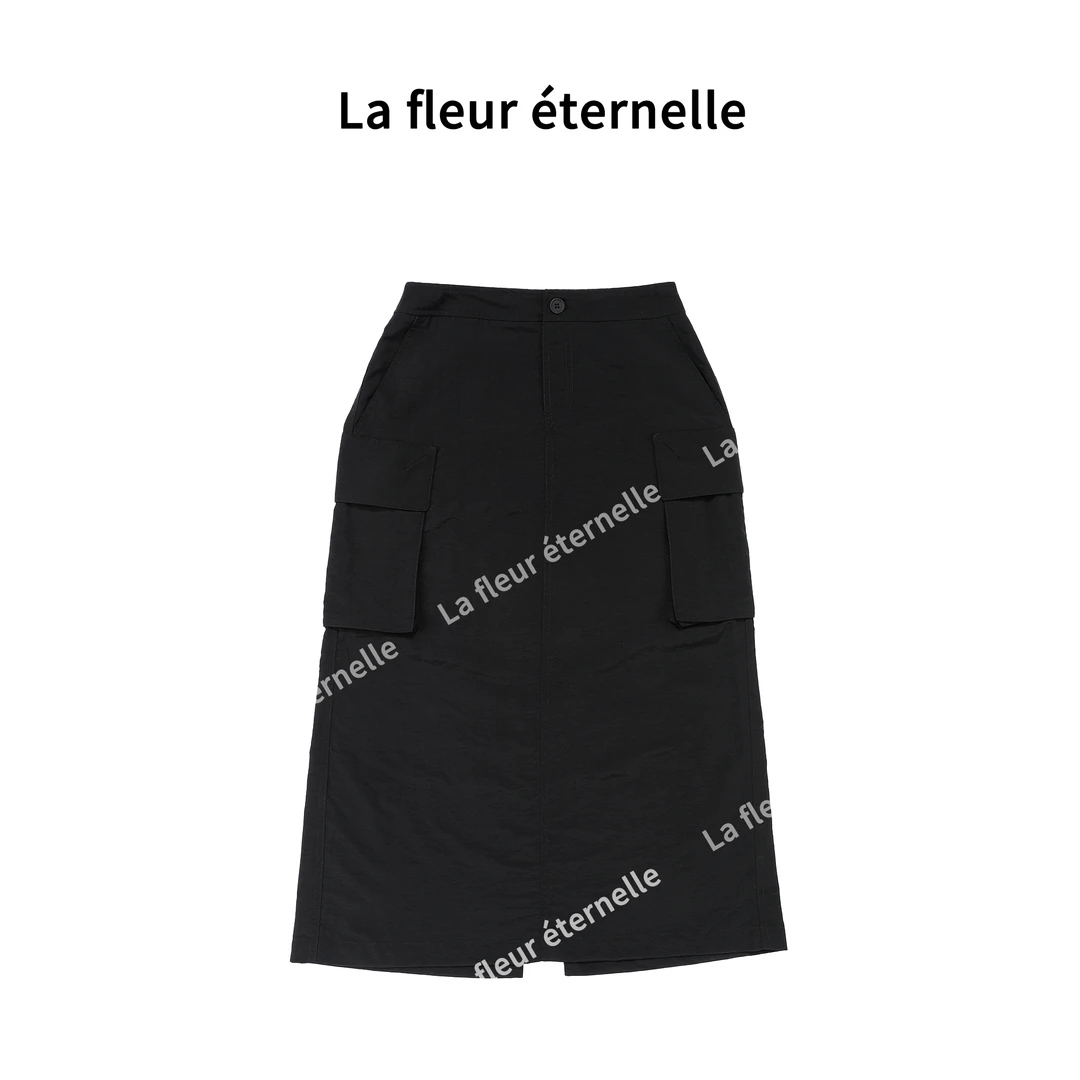 La fleur éternelle｜工装裙 休闲春款纯色