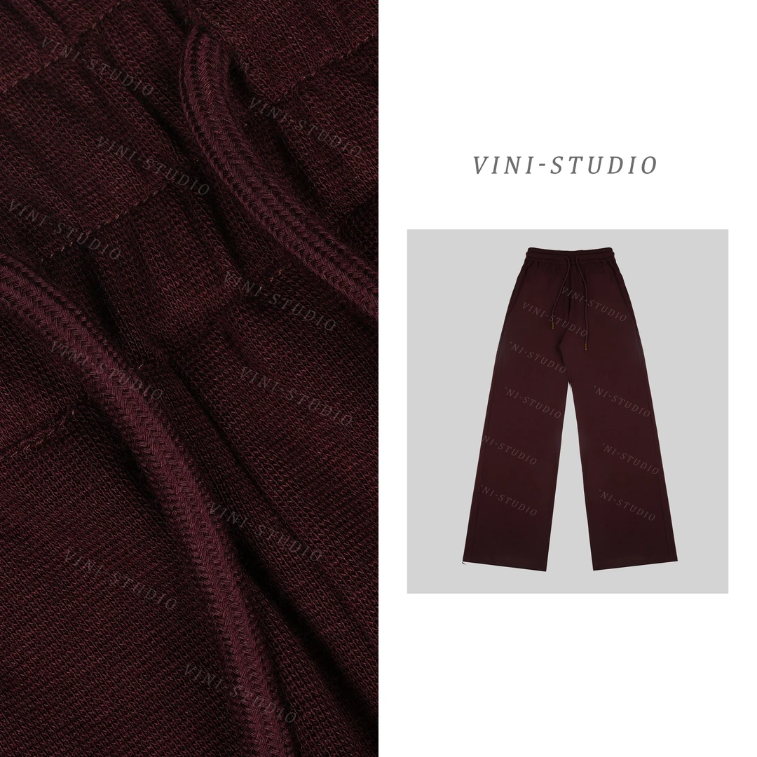 HUANG  VINI【黄微倪】 新潮休闲百搭时尚显瘦长裤CK81907