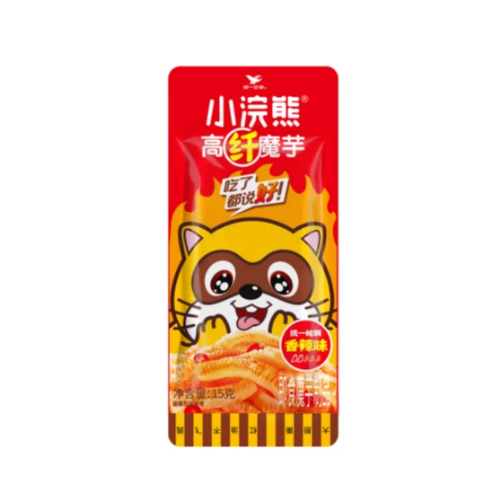 统一小浣熊高纤魔芋香辣味15g