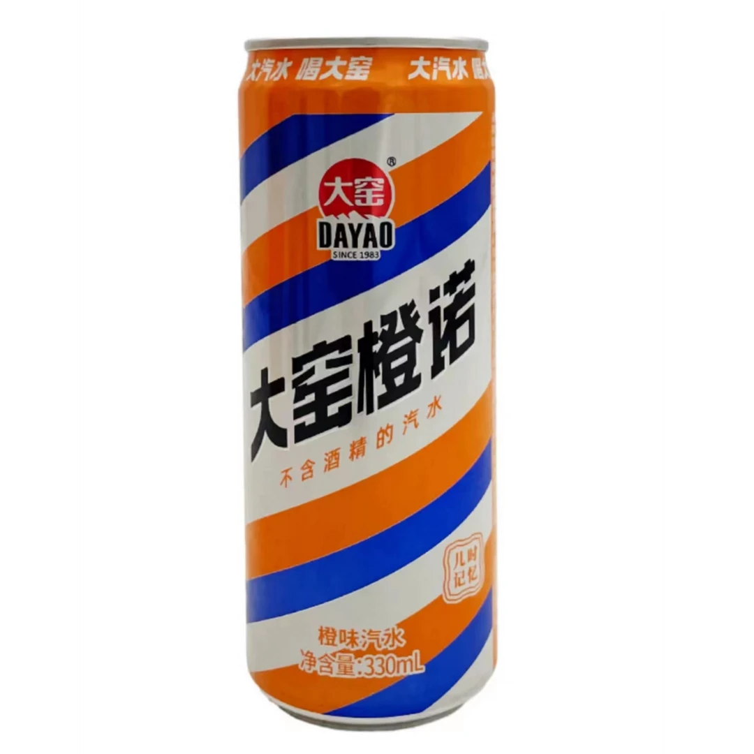 大窑橙诺橙味汽水330ml
