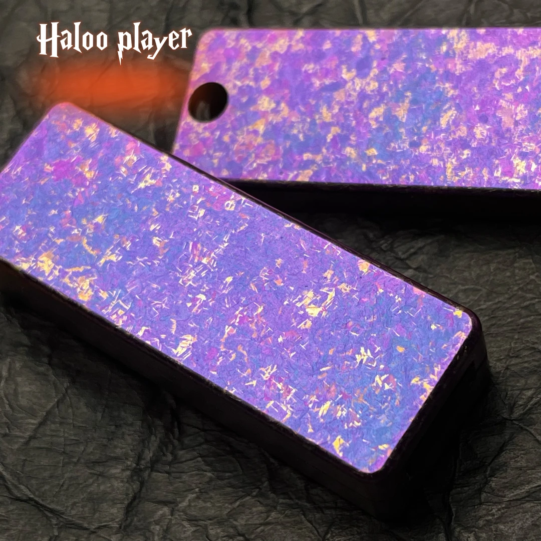 冰晶钛机械推牌多段落可diy调节手感解压edc玩具