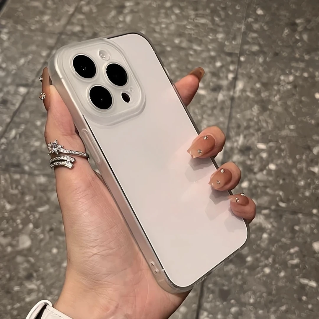 高级肤感透明iPhone15Promax苹果14Pro手机壳13/12镜头全包11软套