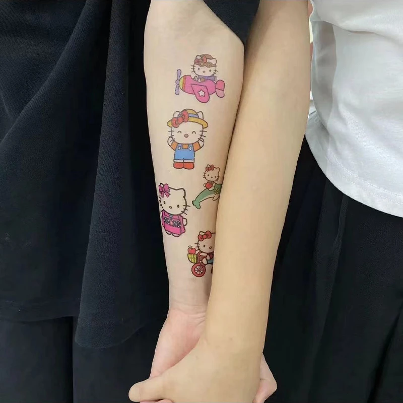 【情侣专属】创意可爱彩色纹身贴花臂少女心日系卡通贴纸高颜值男女