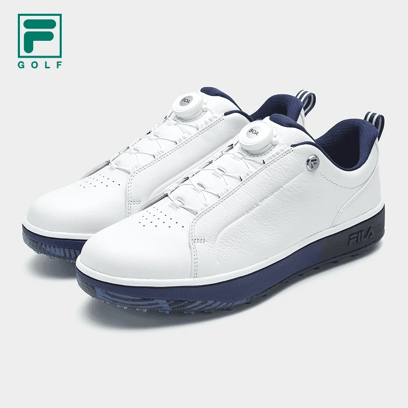 Fila/斐乐【高尔夫商务休闲板鞋】  新款舒适休闲板鞋  A12M421702F