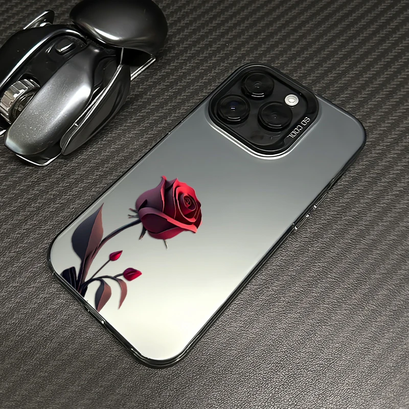 玫瑰苹果15手机壳iphone14promax套13pro小众12新款11高级xs网红