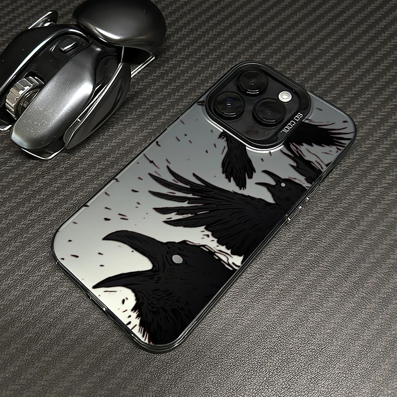 黑鹰适用苹果15手机壳14promax保护套iphone13防摔12磨砂11高级感