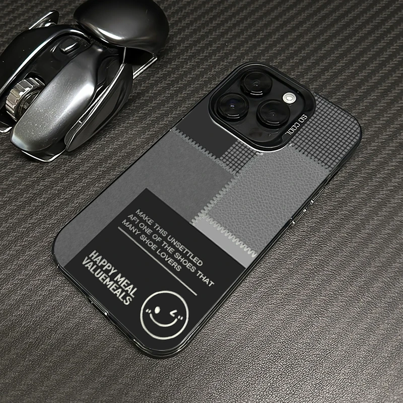 创意拼接苹果15promax手机壳14新款iphone15套13防摔12高级11网红