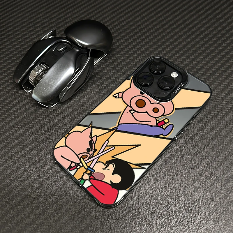 肥嘟嘟左卫门适用苹果16手机壳15ProMax套iPhone14/13创意12卡通