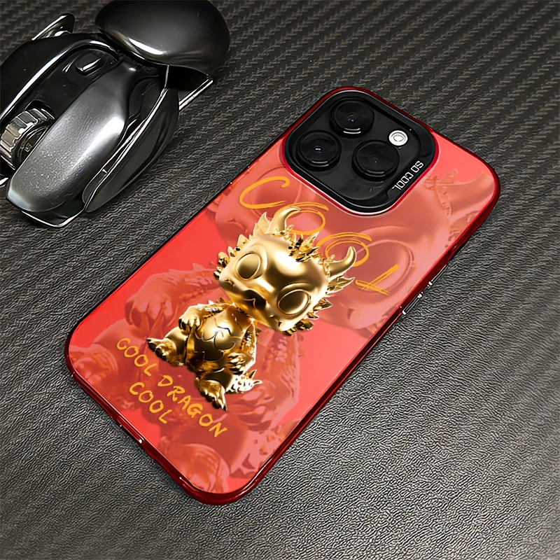 龙年苹果14手机壳iphone15promax新款13pro磨砂12防摔11高级xr潮