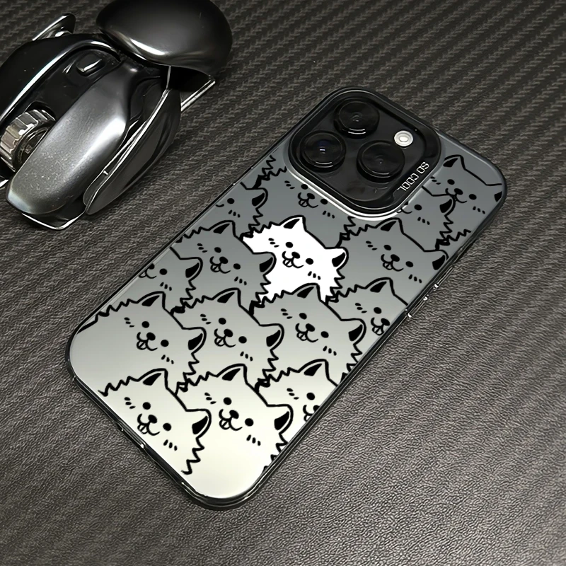 黑猫苹果15pro手机壳iphone14promax新款13防摔12套11高级xs磨砂