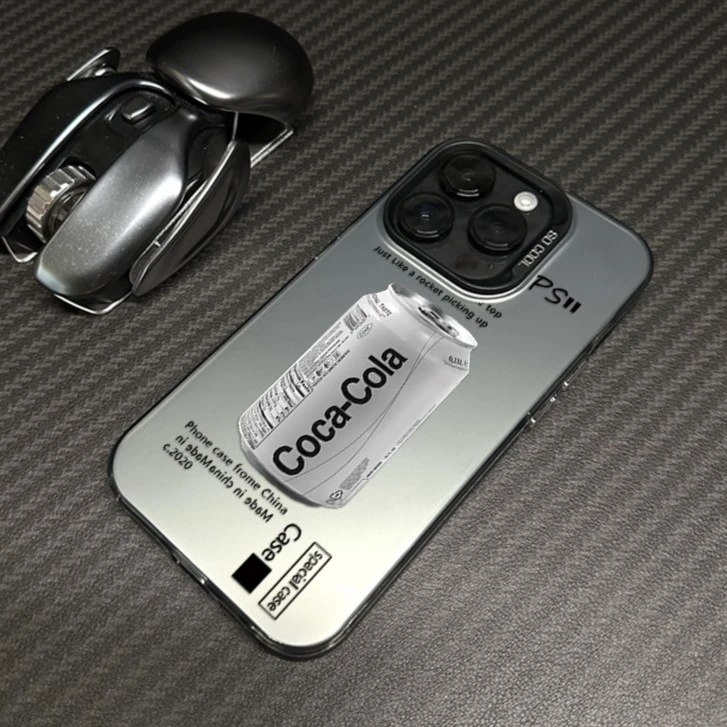 可乐苹果16/15promax手机壳iphone14高级感13硅胶12网红14pro潮11