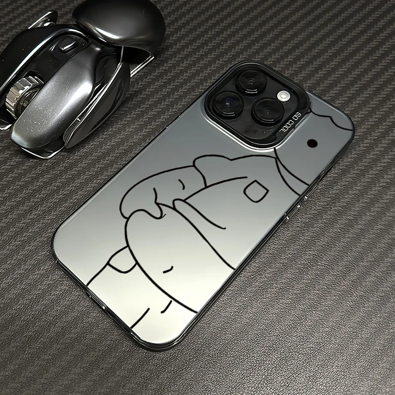 趣味情侣适用iphone苹果15promax手机壳14保护套13防摔12/11磨砂