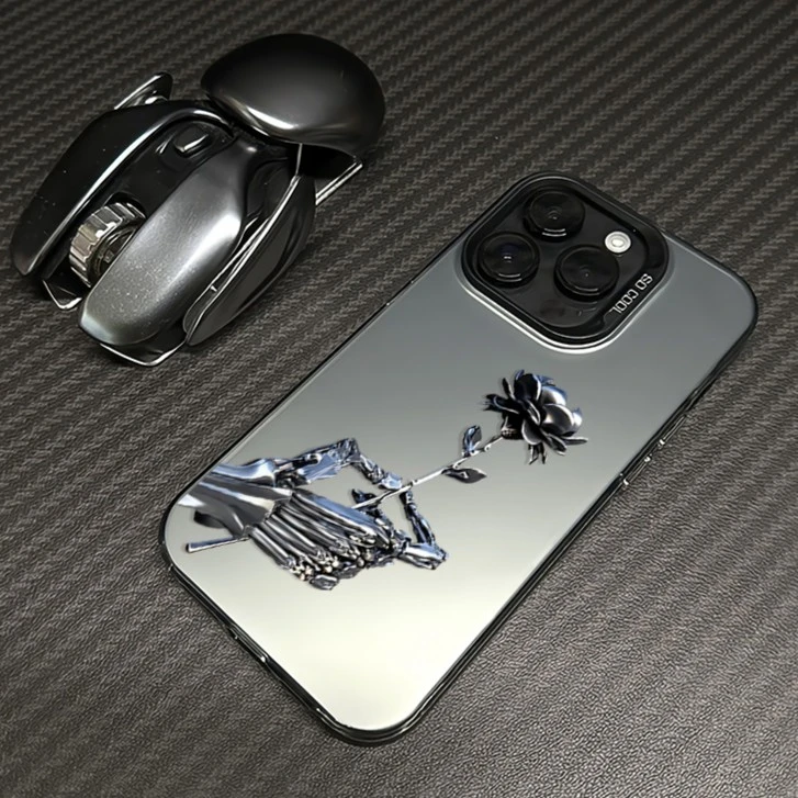 朋克鲜花iphone苹果14promax手机壳15/13/12防摔11网红xs高级感xr