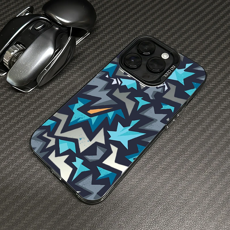 涂鸦闪电苹果15pro手机壳iphone14个性15promax高级13保护套12/11