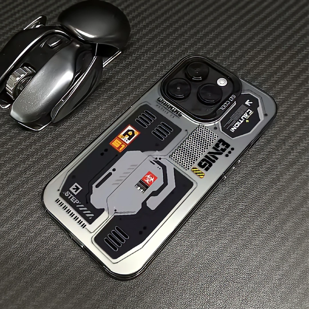 未来机械苹果15手机壳14promax保护套iphone13磨砂15pro高级12/11