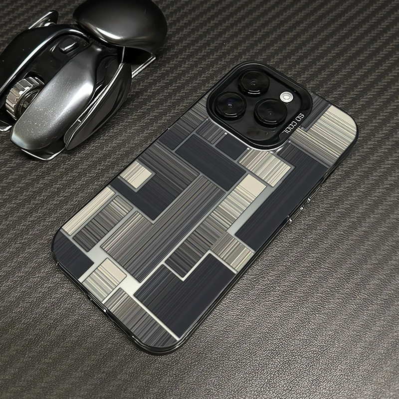 错落朦胧苹果15手机壳iphone14pro保护套15promax创意13适用12/11