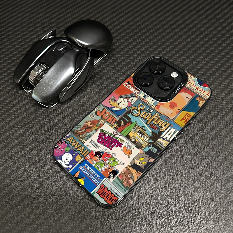 拼接海报适用苹果16/15pro手机壳iphone14套13promax高级感12pm11