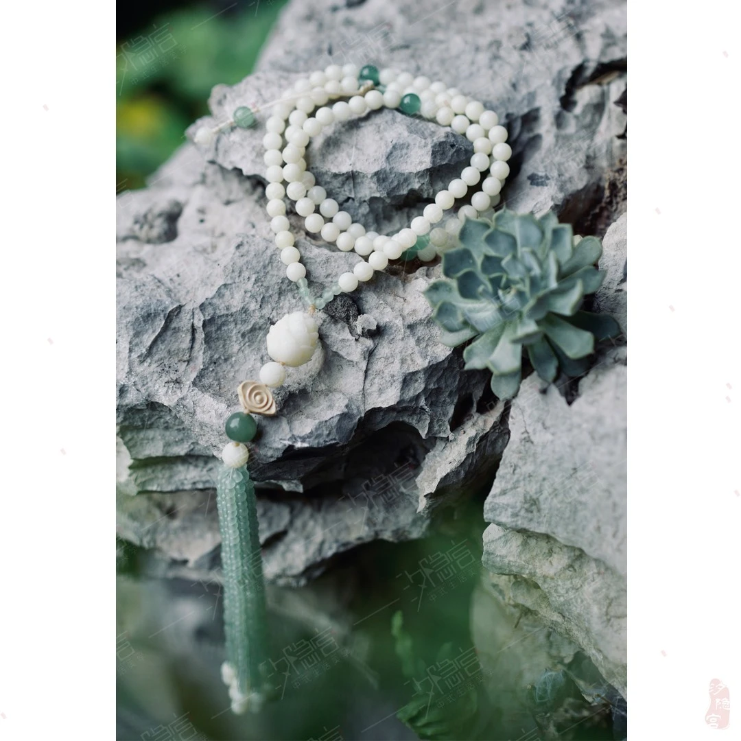 非金属珐琅吊坠 【净莲】古风禅意莲花项链