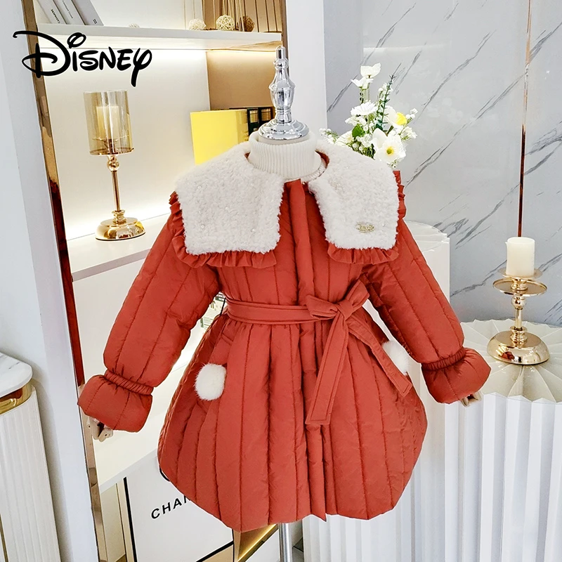 【TZD】Disney迪士尼儿童冬季新款外套女童休闲加厚外套XFW4SJ278