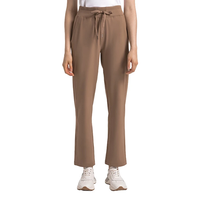 【lu家同款】直筒休闲百搭运动长裤女 高腰收腹训练健身瑜伽裤DP389