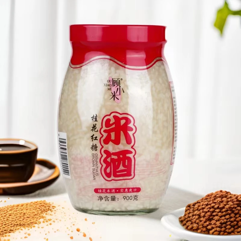 孝感米酒桂花红糖米酒醪糟月子米酒甜酒酿